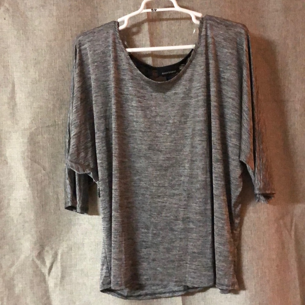 Ashley Stewart Heather Grey Shirt